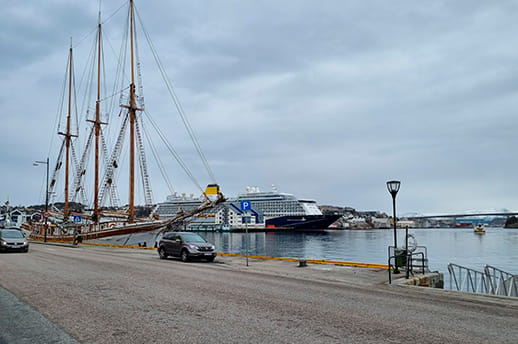 Port in Kristiansund Norway